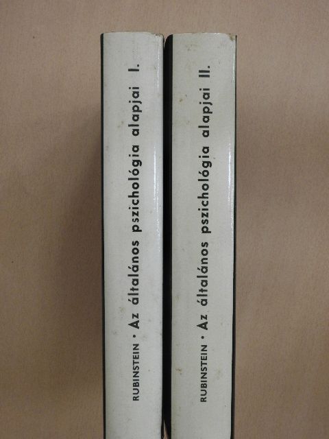 Sz. L. Rubinstein - Az általános pszichológia alapjai I-II. [antikvár]