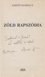 Baróti Szabolcs - Zöld rapszódia (dedikált) [antikvár]