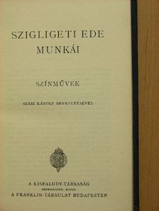 Szigligeti Ede - Szigligeti Ede munkái [antikvár]