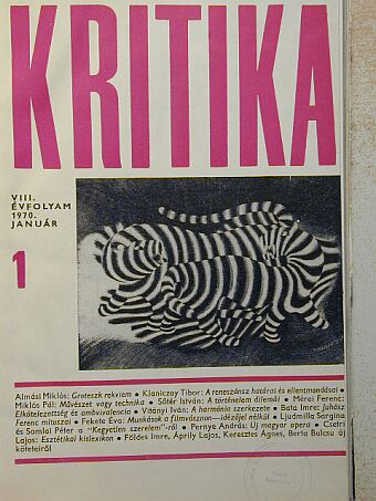 Bosnyák István - Kritika 1970. január-június (fél évfolyam) [antikvár]