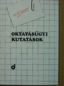Oktatásügyi kutatások 1. [antikvár]