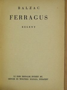 Balzac - Ferragus [antikvár]