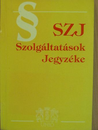 Szolgáltatások Jegyzéke [antikvár]