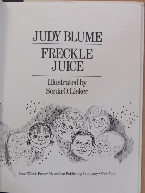 Judy Blume - Freckle Juice [antikvár]