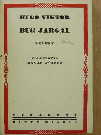 Hugo Viktor - Bug Jargal [antikvár]