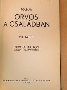 Dr. Ádám Lajos - Orvos a családban VIII. [antikvár]