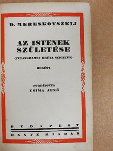 D. Mereskovszkij - Az istenek születése [antikvár]