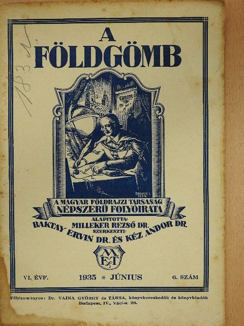 Bátky Zsigmond - A Földgömb 1935. június [antikvár]