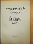 Csecserits Imréné - Steinmetz Miklós Gimnázium Évkönyve 1971-72 [antikvár]