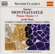 XAVIER MONTSALVATAGE - PIANO MUSIC - 1  CD MONTSALVATAGE