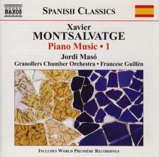 XAVIER MONTSALVATAGE - PIANO MUSIC - 1  CD MONTSALVATAGE