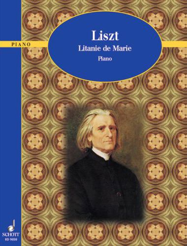 LISZT - LITANIE DE MARIE FOR PIANO (SZELÉNYI ISTVÁN UND LÁSZLÓ) ANTIKVÁR PÉLDÁNY