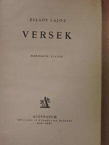 Zilahy Lajos - Versek [antikvár]