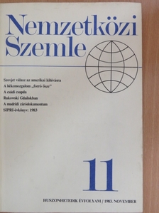 Alain Jacob - Nemzetközi Szemle 1983. november [antikvár]