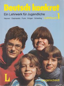 Neuner, Gerd, Desmarets, Peter, Funk, Hermann, Krüger, Michael, Scherling, Theo - Deutsch konkret 1. I-II. kötet (Lehrbuch + Arbeitsbuch) [antikvár]