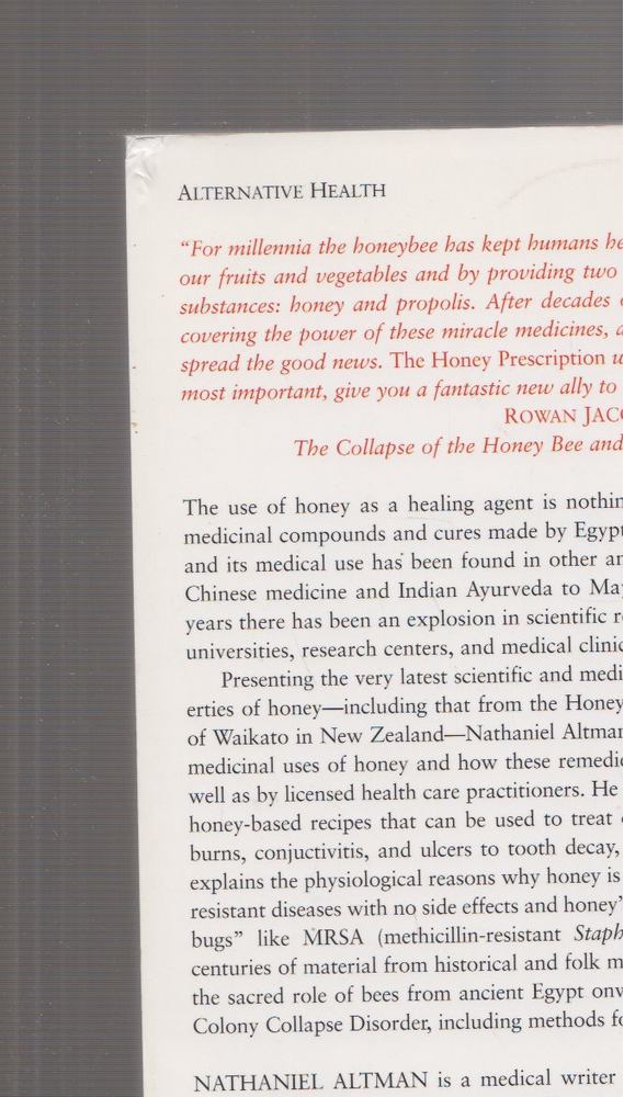 Nathaniel Altman - The Honey Prescription [antikvár]