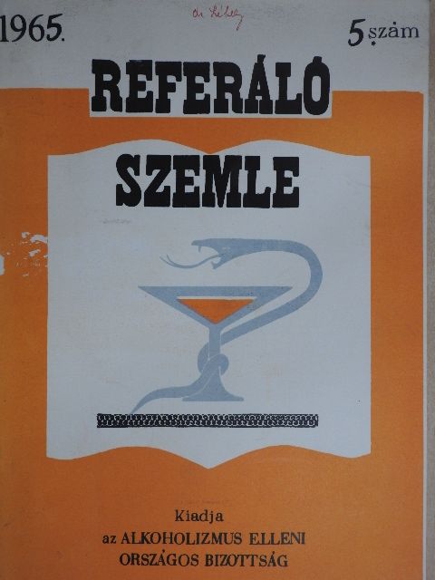 Csuhán Béla - Referáló Szemle 1965/5. [antikvár]