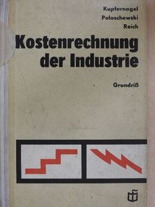 Dr. rer. oec. Manfred Reich - Kostenrechnung der Industrie [antikvár]