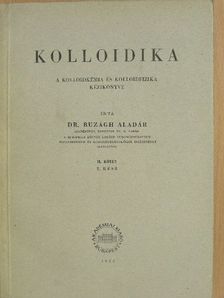 Dr. Buzágh Aladár - Kolloidika II/2. [antikvár]