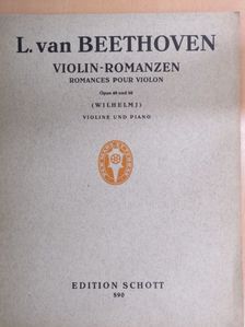 Ludwig van Beethoven - Violin-Romanzen für Violine und Klavier [antikvár]