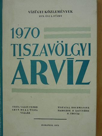 Bencsik Béla - Vízügyi Közlemények 1971/3. [antikvár]