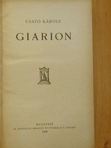Csató Károly - Giarion/A vér/Dr. Pokol/A smaragd és egyéb elbeszélések [antikvár]