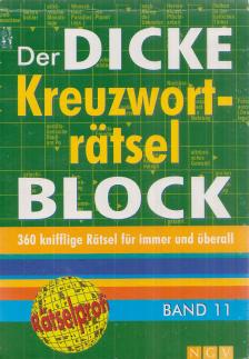 Der dicke Kreuzworträtselblock Band 11. [antikvár]