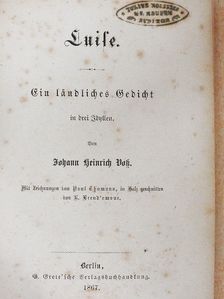 Johann Heinrich Voß - Luise (gótbetűs) [antikvár]