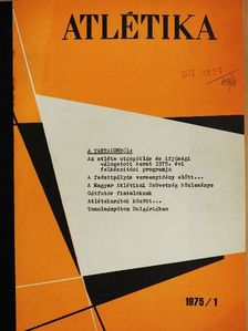 Csutka István - Atlétika 1975. január-december [antikvár]