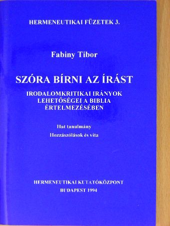 Bolyki János - Szóra bírni az írást [antikvár]