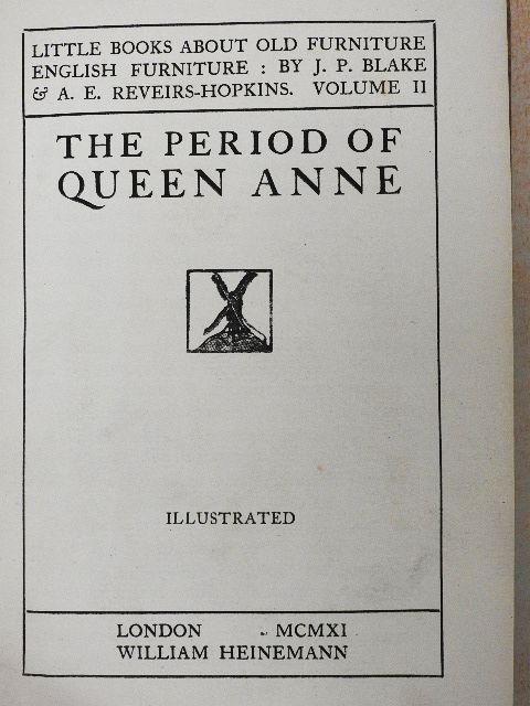 A. E. Reviers-Hopkins - The Period of Queen Anne [antikvár]