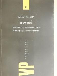 Szitár Katalin - Hiány-jelek [antikvár]