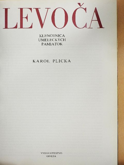 Ivan Chalupecky - Levoca [antikvár]