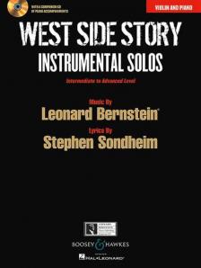 BERNSTEIN - WEST SIDE STORY. VIOLIN AND PIANO WITH A COMPANION CD OF PIANO ADD. INTERMEDIATE TO ADVANCED LEVEL