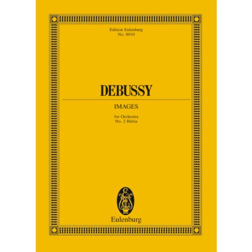 DEBUSSY - IMAGES FOR ORCHESTRA NO.2 IBÉRIEA PARTITUR (OKTAV FORMAT) EDITED BY ROGER FISKE