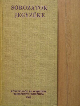 Sorozatok jegyzéke [antikvár]