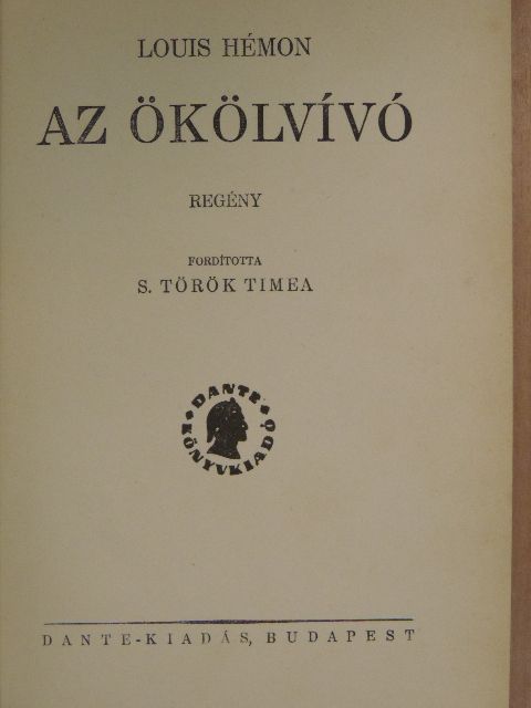 Louis Hémon - Az ökölvívó [antikvár]