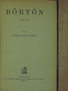 Kodolányi János - Börtön [antikvár]