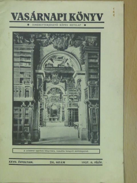 Vasárnapi könyv 1937. II/24. [antikvár]