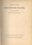 Friedrich Gerke - Griechische Plastik [antikvár]