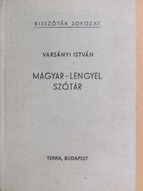 Varsányi István - Magyar-lengyel szótár [antikvár]