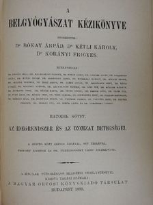 Dr. Jendrássik Ernő - A belgyógyászat kézikönyve VI. [antikvár]