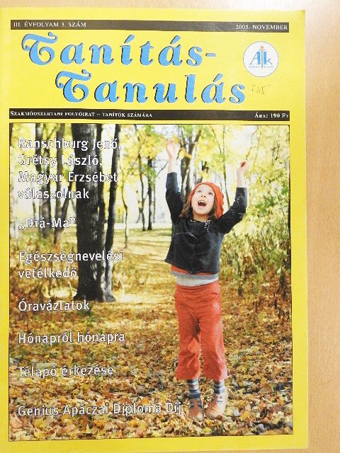 Dr. Grétsy László - Tanítás - Tanulás 2005. november [antikvár]