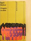 Egon Richter - Zeugnis zu dritt [antikvár]