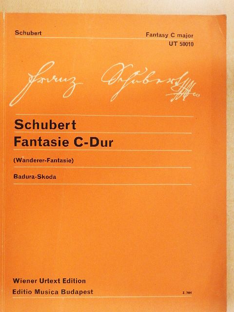 Franz Schubert - Fantasie C-Dur [antikvár]
