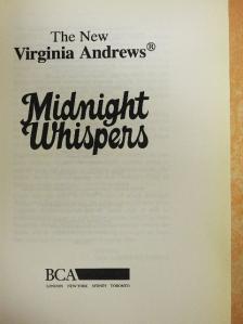 Virginia Andrews - Midnight Whispers [antikvár]