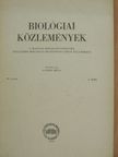 Balázs A. - Biológiai Közlemények VI/1. [antikvár]