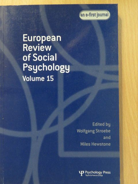 Bernd Simon - European Review of Social Psychology 15. [antikvár]