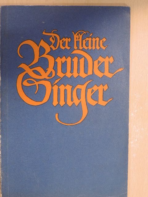 Der kleine Bruder Singer [antikvár]