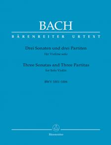 J. S. Bach - DREI SONATEN UND DREI PARTITEN FÜR VIOLINE SOLO BWV 1001-1006  - REVIDIERTE ED. (PETER WOLLNY)